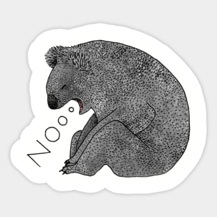 No Koala Sticker